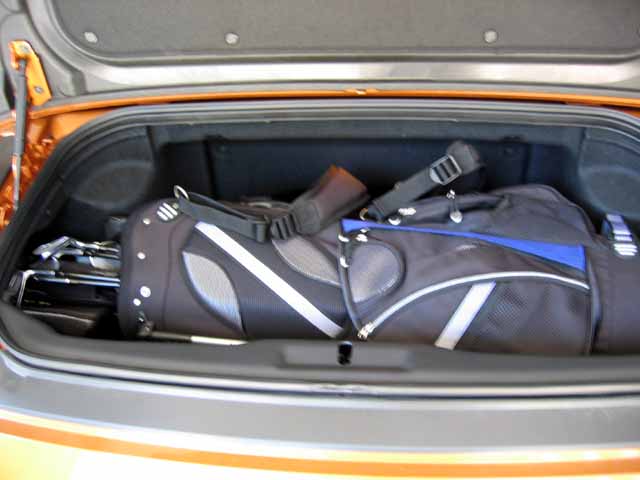 Can golf clubs fit in a nissan 350z #1