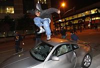 Protesters take it out on 350Z-44524046.jpg