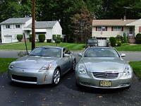 CS350Z vs Silver Lexus SC430 Front View-350zsc430.jpg