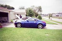 Got my Daytona Blue Z in !  =)-350z-side.jpg