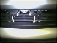 Cheap Front License Plate Bracket Alternative - .99-mount.jpg
