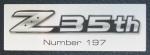 My New 35th Anniversary Z-plate.jpg