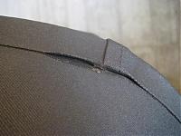 Convertible top problem :: Top separating at the seams-right-side.jpg