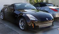 Painted!! Nissan 350z Convertible Spoiler-my-black-z.jpg