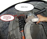 DIY - SPL Upper Control Arm Install - Extra shims made!-grind-away.jpg