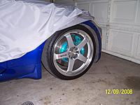 Photo's of the new PMU 6 Piston Forged Caliper Kit INSTALLED!-garage.jpg