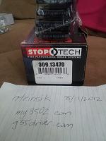 New Front and Rear StopTech Street Performance Brake Pads for Akebono G37S/-20120811091338.jpg