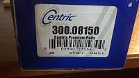 CENTRIC Premium Metallic Brake Pads - Front -300.08150 -  + 4.95 shippin-350zbrakepads3.jpg