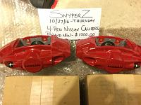 Brand new in box. Complete set of red akebono nissan calipers 50.00 shipped-image3.jpg