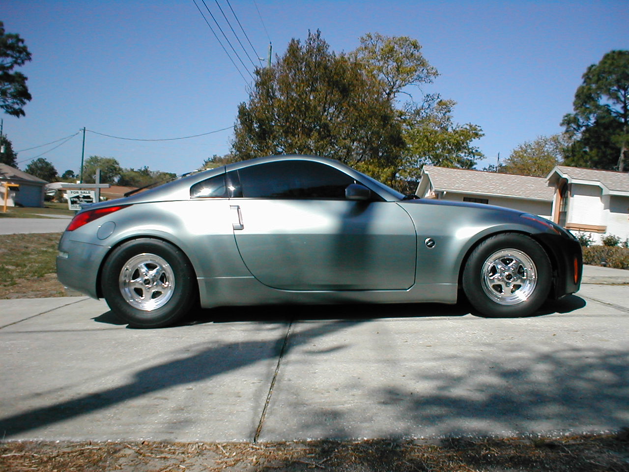 Drag wheel tire combo MY350Z COM Nissan 350Z and 