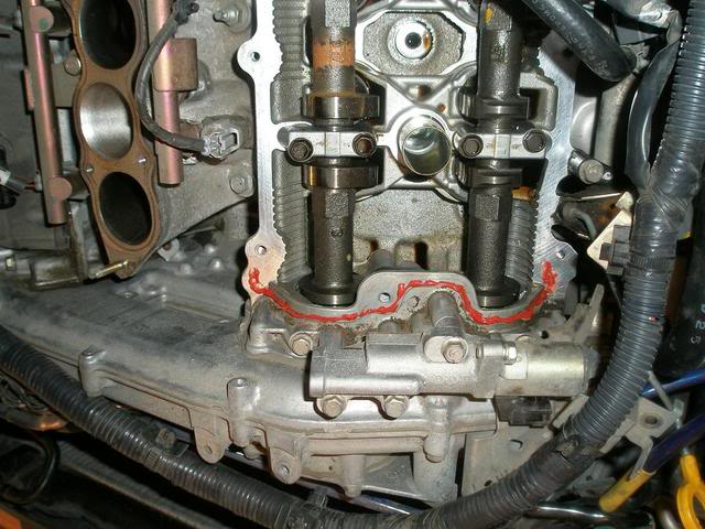 g35 valve cover gasket leak