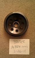 AMS Black lightweight crank pulley, BNIB 100$ shipped-imag0224.jpg