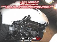 Tanabe Medallion Touring Catback Exhaust 03-08 350Z-220img4.jpg