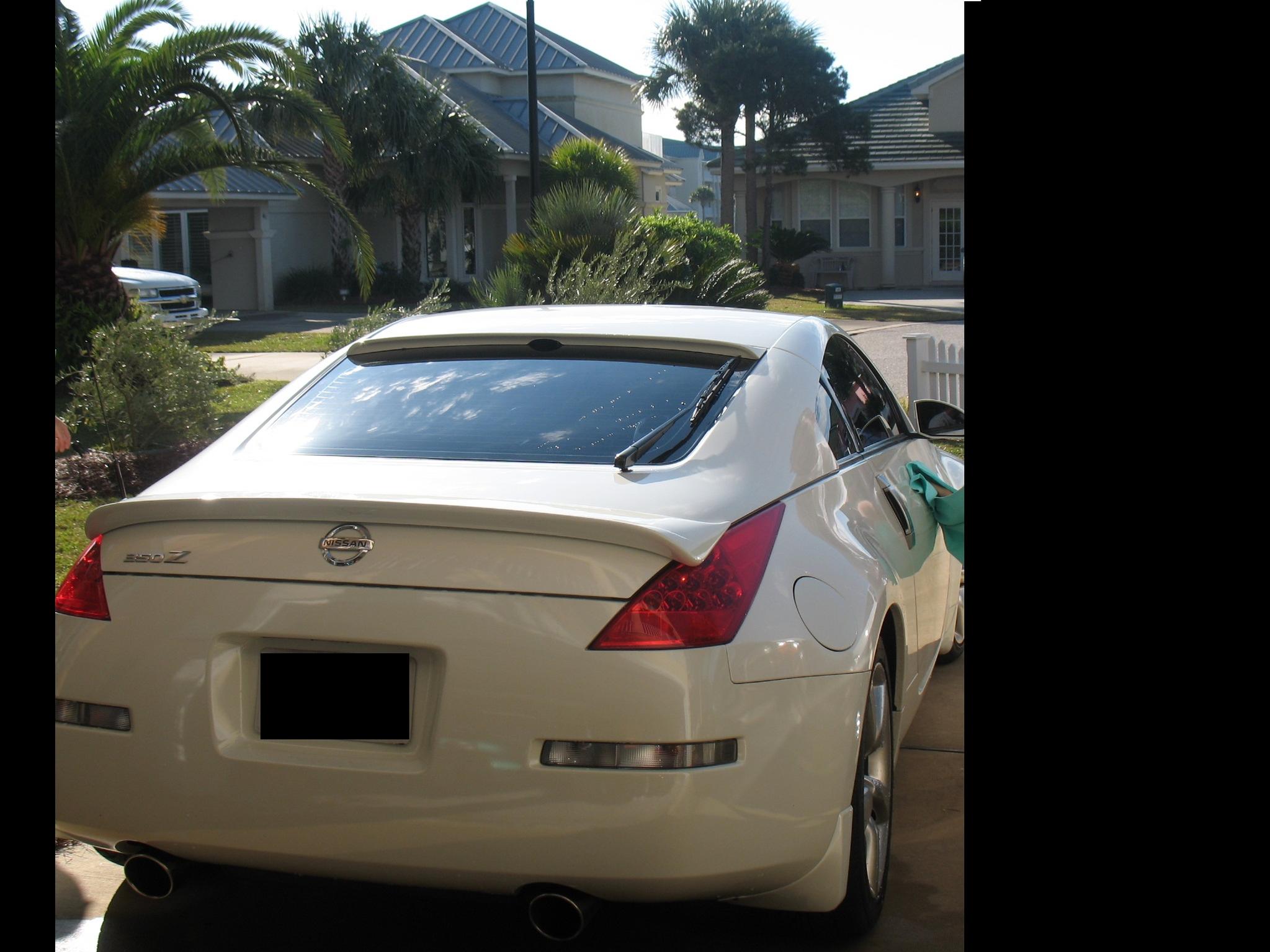 370z rear store window visor