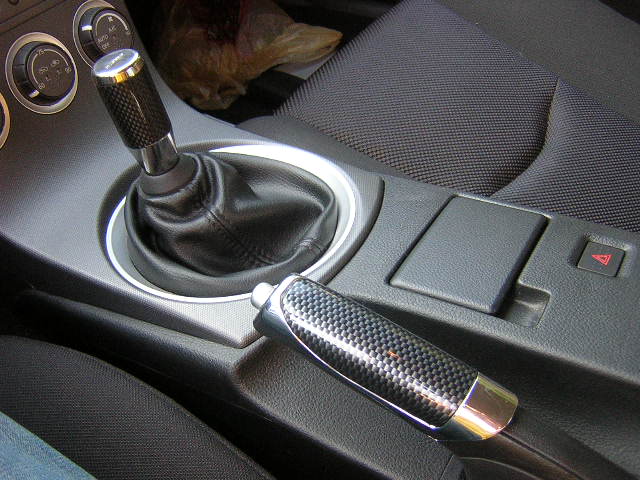 350z carbon fiber shifter cover