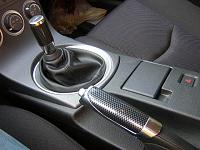 Carbon Fiber E-Brake Cover + Carbon fiber Nismo Shifter Pictures-picture-003.jpg