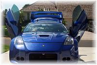 Lambo doors, vs3 body kit, custom paint and sound system-front-view-doors-up.jpg