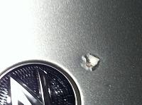 Dent on car from rock- how much to fix? Opinions please-photo-1.jpg