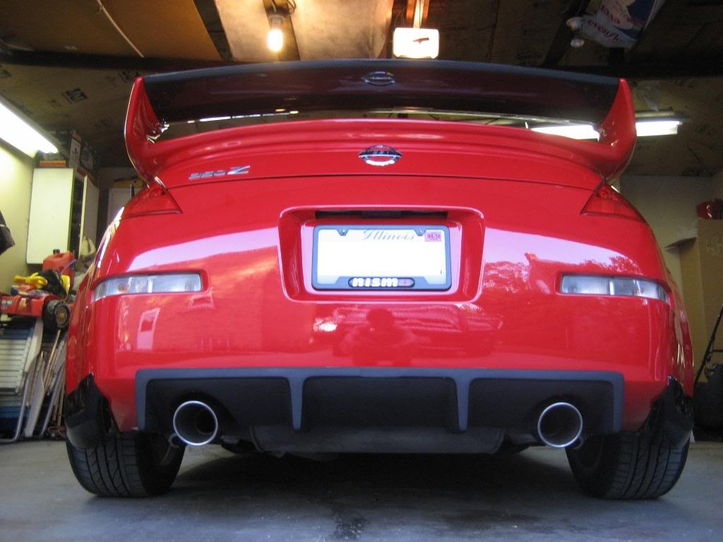 350z jdm ks k style front bumper lip