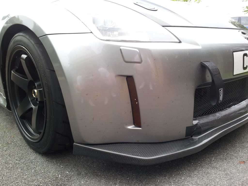 Fitted my TRS Racing tow strap! Pics! -  - Nissan 350Z