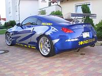 Black Track with Veilside V1 front lip and rear wing, NISMO sides, @ silver flames-bart-s-blue-z-3.jpg