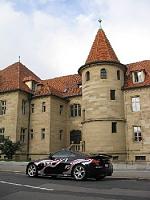 Black Track with Veilside V1 front lip and rear wing, NISMO sides, @ silver flames-tads-z-in-front-of-a-castle-in-amberg-germany.jpg