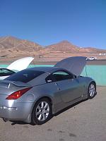 Stillen Ver 1 side skirts Chrome Silver-350z-at-the-track.jpg