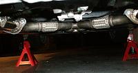 RevUp Vortech Installation - Joining the ranks of FI-exhaust-on-car.jpg