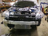 Vortech Installation-blower-in-place-with-pipes-and-intercooler-in-position.jpg