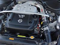 Installed polished Injen CAI w/black hoses and filter-manifold.jpg