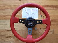 NRG Short Hub + Gen 2.0 QR + Red Leather Deep Dish w/ Nismo Button-p1010299.jpg