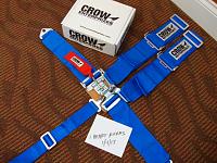 Racing seat brackets - blue crow 5 point harness - nrg neochrome quick lock-dsc01632.jpg