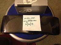 Cluster/Crown meter cover :Carbon fibre-photo-2.jpg