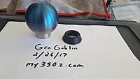 WC Lathe Werks Titanium Blue/Silver Fade Sphere Shift Knob-20170226_135041.jpg