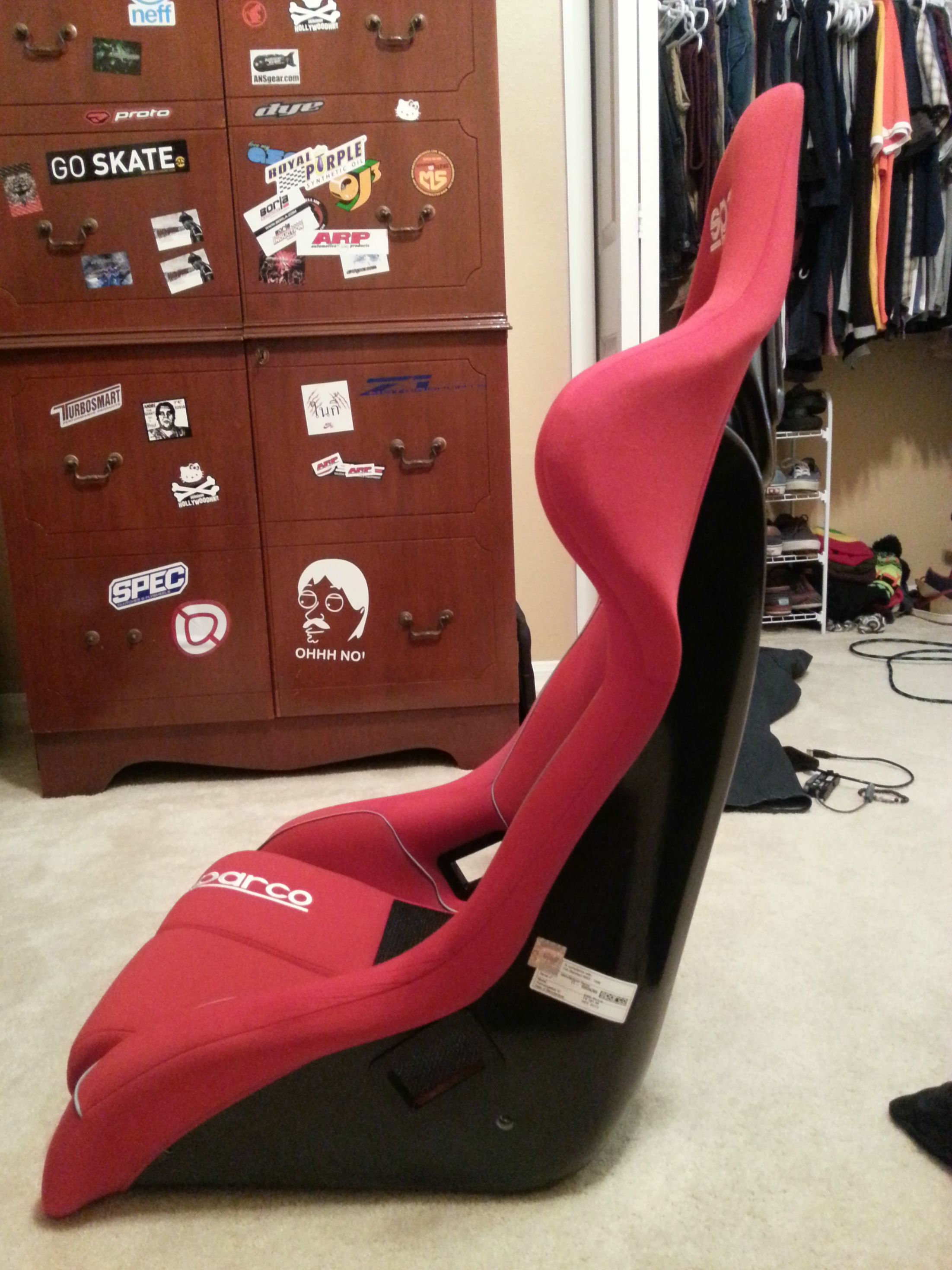 Sparco Evo2 Plus Red used racing seat