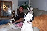 Random Pics..Your Z, other toys, kids, girlfriend, wife, your self....-me-and-the-dogs.jpg