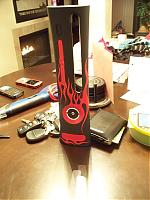 Got bored, slapped some flames on my faceplate.-100_0677.jpg