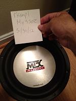 Stainless Steel Clutch Line and MTX subwoofer-subwoofer.jpg