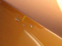 So much for Detail Day...Z falls victim to road debris :(-damage1.jpg