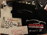 Three Nissan/Z Shirts &amp; 3-5-0-Z letters for hatch-shirts-and-letters.jpg