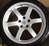 Set of Rays Forged 18&quot; wheels OEM from 2003 Track 350Z-20140509_174356.jpg
