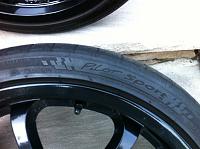 Rays 19" Powder coated Black with Tires-front-pilot-sport.jpg