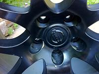Rays 19" Powder coated Black with Tires-rear-center-2.jpg