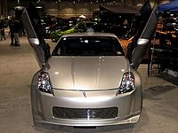 My car in Exotic Customs booth at Tunerwars-front-tuner-war.jpg