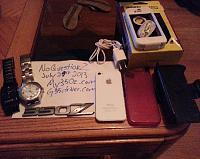White Iphone4, Otterbox, '350Z' emblem, 2 Fossil Watches-fs222.jpg