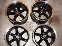 Volk LE37 Gloss Black 18x10.5 +22, 18x9.5 +22 and Kics Lugs!-dsc01949.jpg