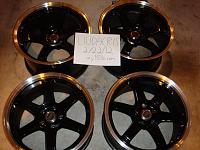 Volk LE37 Gloss Black 18x10.5 +22, 18x9.5 +22 and Kics Lugs!-dsc01959.jpg