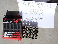 Volk LE37 Gloss Black 18x10.5 +22, 18x9.5 +22 and Kics Lugs!-dsc01968.jpg