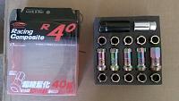 r40 replica Neo Chrome lug nuts and 15mm hubcentric bolt on spacers-lug1.jpg