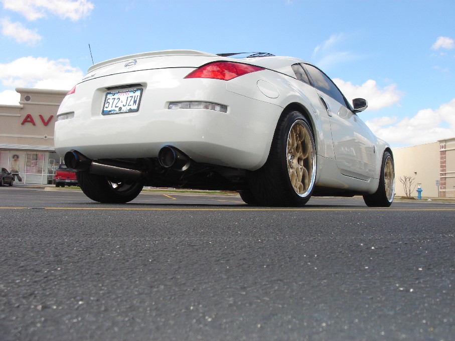 FS350Z HKS Dual HiPower TI Full Exhaust System. Best Exhaust Houston